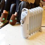 Homeleader Electric Panel Heater GH-15F, Crystal Glass Flat Convector Heater with LED Screen and Remote Control, 1500W