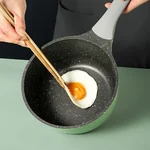炊大皇 竹青石系列 家用不粘奶锅泡面锅 导热均匀 18CM
