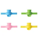 YISEN Food sealing discharge nozzle, Sealing clip, Keep fresh with lid, Prevent moisture and prevent dust, large, Mixed color 6 pack