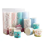 Magic Kitchen Baking muffin paper cup,Resist high temperature, Easy to release, small and Medium, 100 pieces