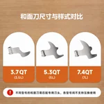 Joydeem Large Capacity Noodle Machine HMJ-A501 Intelligent Kneading Machine Fully Automatic Kneading Machine Constant Temperature Fermentation 304 Stainless Steel Pressure Kneading and Awakening Integrated 5L