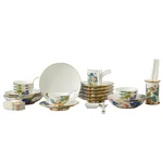[China Direct Shipping, 5-7days] Happy Harmony 44 Heads Medium Cutlery