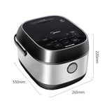 Midea high-end intelligent IH rice cooker ,Multi-layer thick pot liner can be scheduled and reserved, 3L