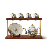 [China Direct Shipping, 5-7days] Auratic Guochen Yongfengyuan Happiness and Harmony 10-head Tea Set