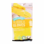 Lock & Lock ETM801P 100% Natural Rubber Gloves  Large Pink 39cm