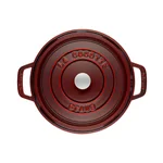 ZWILLING, STAUB CAST IRON - ROUND COCOTTES, 2.75 QT, ROUND, COCOTTE, CHERRY/DARK BLUE/GRAPHITE GREY