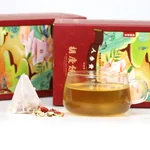 【中国直邮，时效5-12天】胡庆余堂 人参黄精茶120/g盒装独立茶包内含枸杞茯苓陈皮等 3盒装共360g