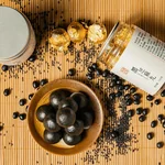 【中国直邮，时效10-15天】胡庆余堂 黑芝麻丸 精制芝麻丸蜂蜜丸子 黑芝麻丸6罐装 600g