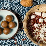 【中国直邮，时效10-15天】胡庆余堂 红豆薏米丸五谷杂粮即食零食赤小豆薏仁丸 6罐装 600g