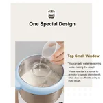 Joydeem Dough Maker with Ferment Function, Microcomputer Timing, Face-up Touch Panel,, 304 Stainless Steel,7L
