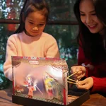 【中国直邮，时效5-12天】自然造物 西游记皮影 亲子DIY手工玩具套装纸盒有趣儿童节小朋友生日新年圣诞礼物伴手礼