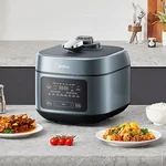Midea 0-coated stainless steel inner pot electric pressure cooker household multifunctional pressure cooker 5L/5Qt dual inner pot