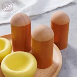 【中国直邮，时效10-15天】木忆木质窝窝头模具杂粮窝窝头馒头面食家用DIY创意模具-2个装