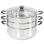 Concord three-layer stainless steel steamer S1006-30 multi-purpose 30 cm easy to clean
