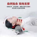 蜀国御 圆柱颈椎枕决明子荞麦壳舒适睡眠糖果枕硬枕配可水洗枕套 成人单人颈椎枕头男女款