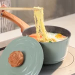 Amercook阿米尔 森林之花系列麦饭石不粘锅奶锅电磁炉燃气通用 18cm奶锅