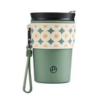 Lifease, Portable Mug, Sealed, Leak-proof, Insulated and Anti-scalding, Avocado Color 355ml