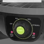 LIVEN Electric Shabu Shabu Hot Pot with BBQ Multifunctional Electric Skillet SK-J3201A