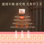 【中国直邮，时效5-12天】同仁堂 艾灸柱三年陈艾艾柱60条艾叶艾草艾绒棒无烟艾灸条纯艾艾条（适用艾灸盒随身灸）1.8cmX2.7cm/柱*60柱/盒-2盒