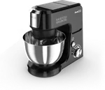 Geek Chef  2.5 Litre (L) / 2.6 quart (qt.) Mini Size 4-in-1 Die-cast Tilt Head Stand Mixer with 4 Power Outlets GM25