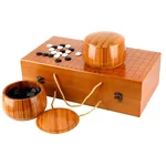 【海运直邮，时效30-45天】紫湖 围棋五子棋套装楠竹棋罐可折叠棋盘大号儿童初学者入门围棋套装361颗仿玉棋子