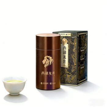 狮峰牌2026年新茶茶叶绿茶明前特级精品西湖龙井罐装50g-润字罐| 狮峰牌