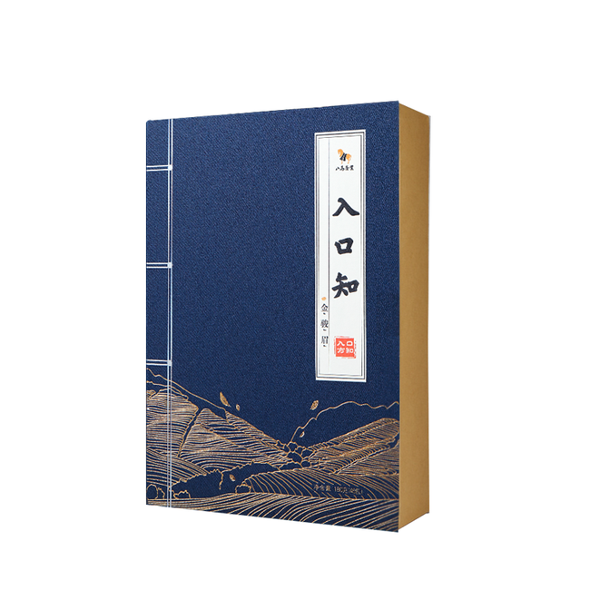 美国红茶推荐|八马茶业入口知系列红茶金骏眉礼盒装180g（