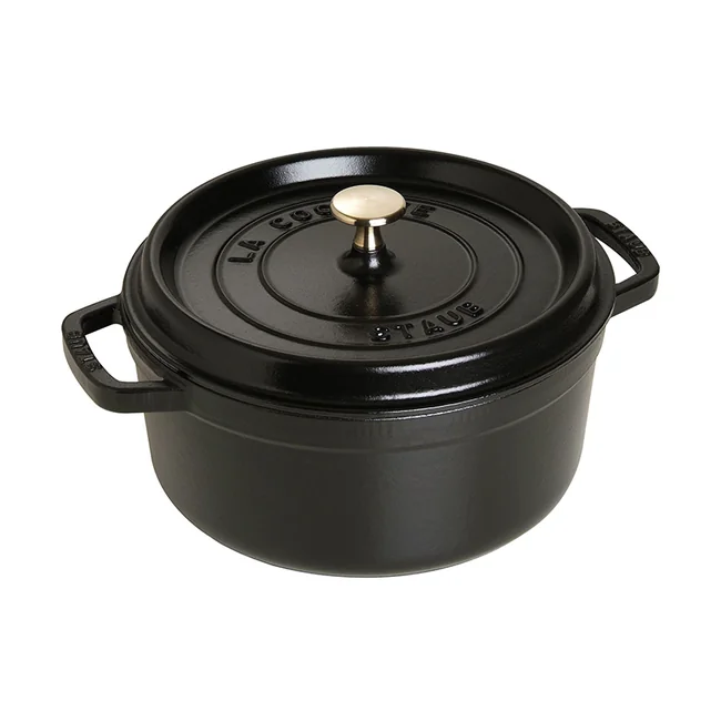 焖炖好锅推荐| STAUB 家用珐琅锅铸铁锅焖炖锅锁热保温不挑炉灶4QT