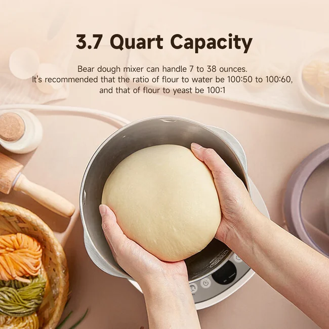Bear Noodle Machine 3.5L Household Small Fully Automatic Kneading