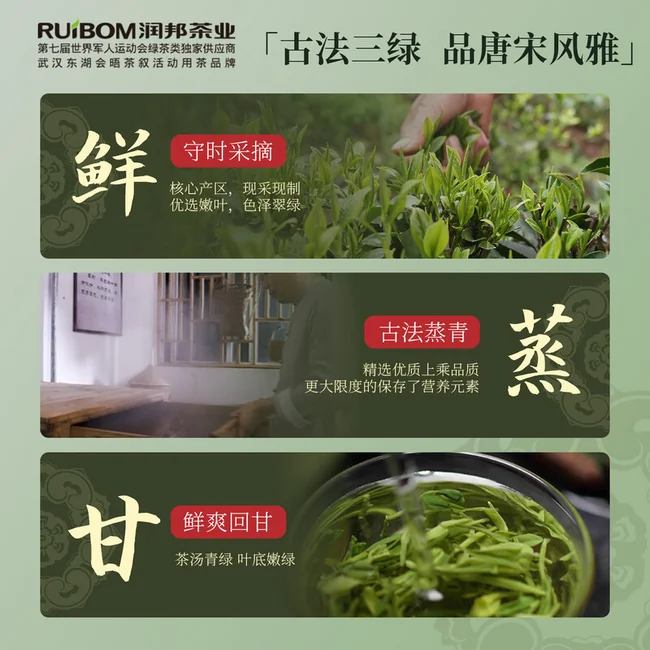 中国直邮，时效5-12天】润邦茶业恩施玉露2026年新茶明前一级蒸青绿茶金