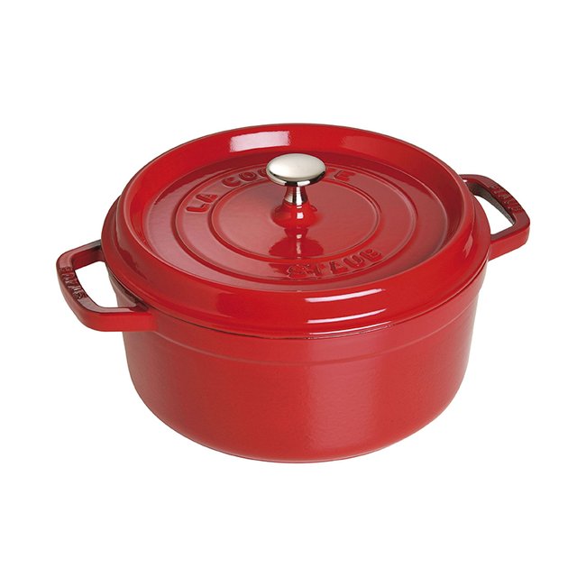 STAUB 家用珐琅锅铸铁锅焖炖锅锁热保温不挑炉灶4QT 双色可选| 双立人