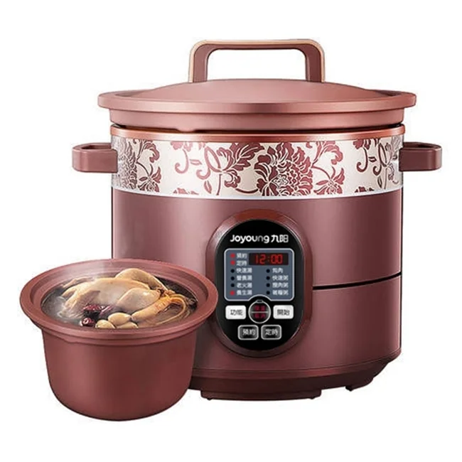 JOYOUNG JYZS-K523M MINERAL PURPLE EARTH CLAY STEW POT/SLOW COOKER