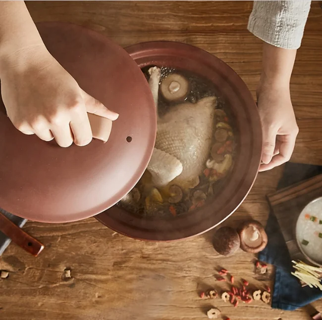 JOYOUNG JYZS-K523M MINERAL PURPLE EARTH CLAY STEW POT/SLOW COOKER
