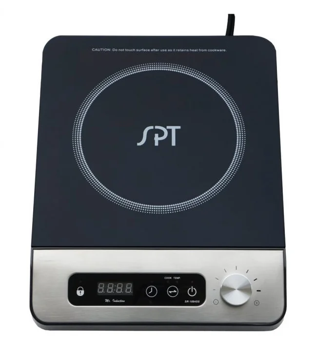 Sunpentown Induction Cooktop SR-1884SS with Control Knob Black