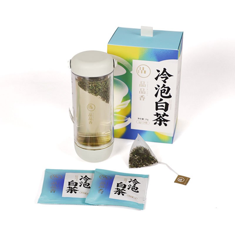 品品香茶叶 白茶福鼎白茶白牡丹袋泡茶  冷热双饮茶 28g袋泡茶（2g*14包）