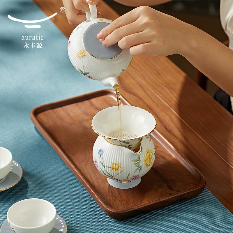 【中国直邮，时效10-15天】Auratic 国瓷永丰源月亮时光12头茶具（4人位）