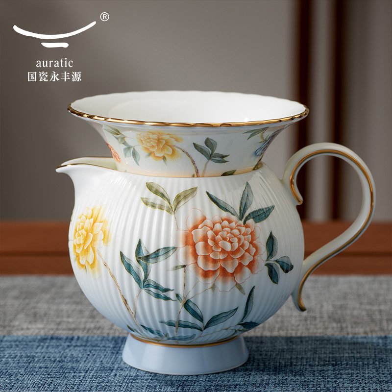 【中国直邮，时效10-15天】Auratic 国瓷永丰源月亮时光18头潮式茶具（8人位）