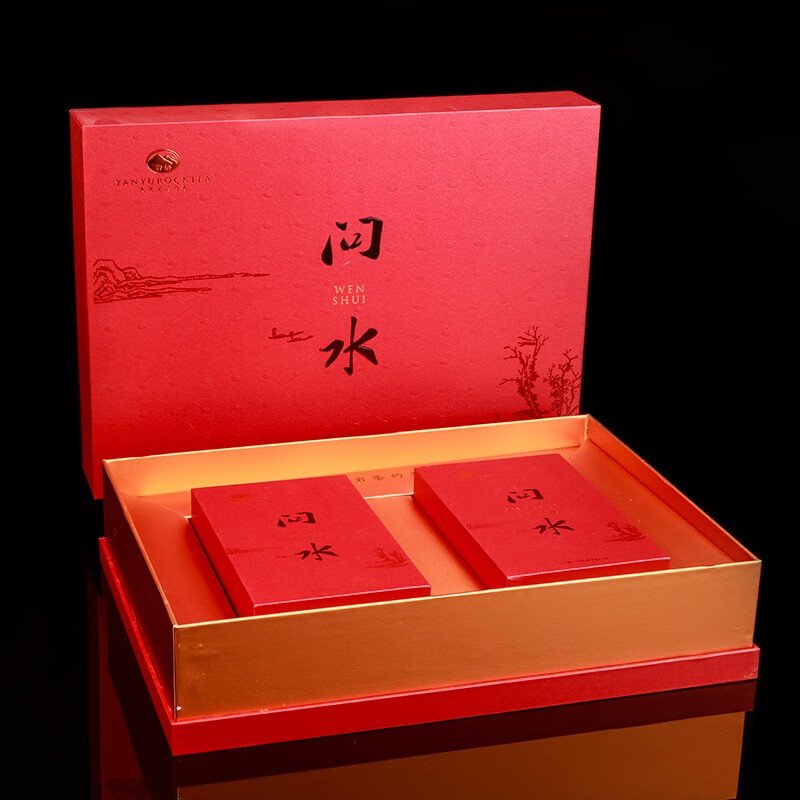 正山堂 武夷岩茶大红袍茶叶特级乌龙茶 茶色浓厚 口感醇香 礼盒装 （102g*2）