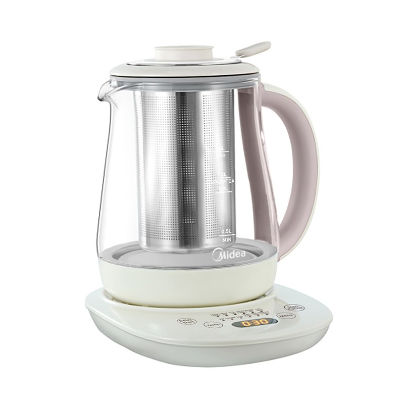 Midea美的 净润系列养生壶MKH15180CGA 配茶篮+炖盅 预约保温1.5L