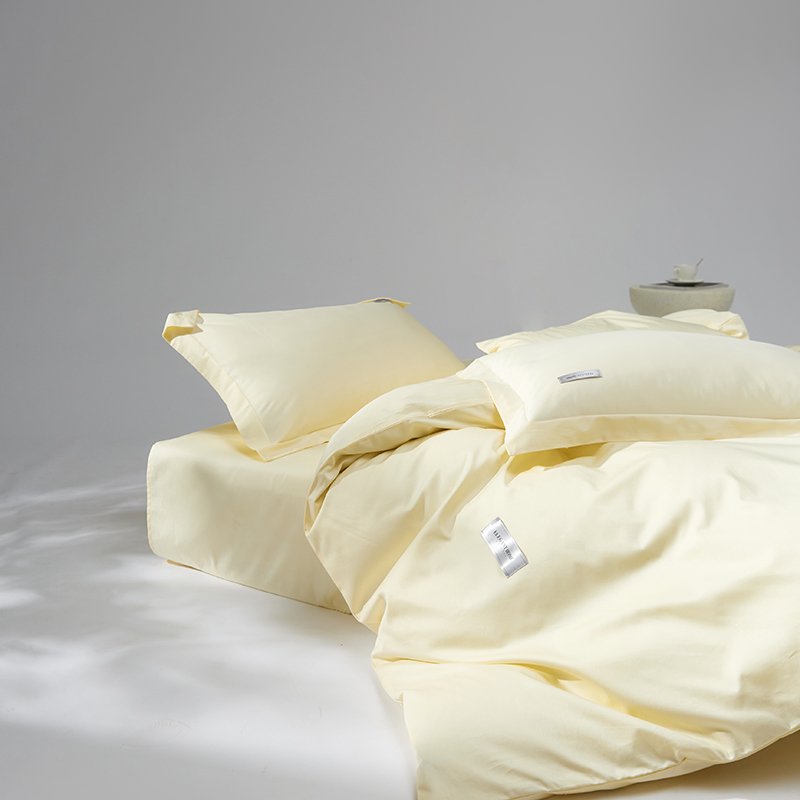 【中国直邮，时效6-10个工作日】Lullabuy 溯然本真 纯棉床上四件套 床品床单被套枕套