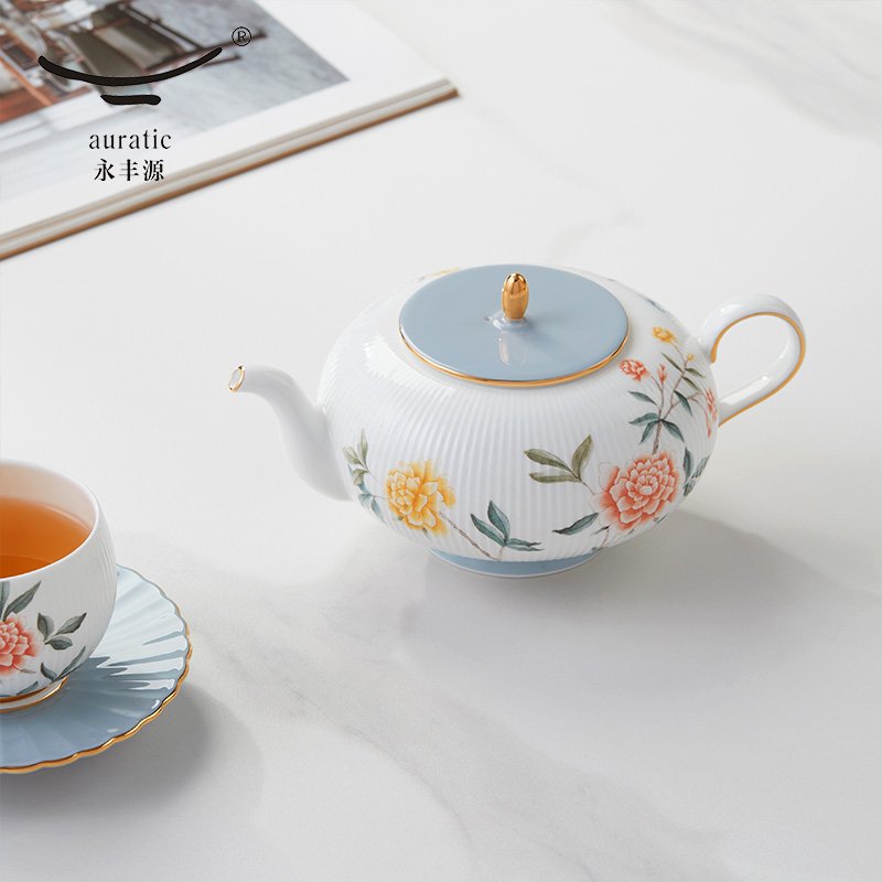 【中国直邮，时效10-15天】Auratic 国瓷永丰源月亮时光10头茶具
