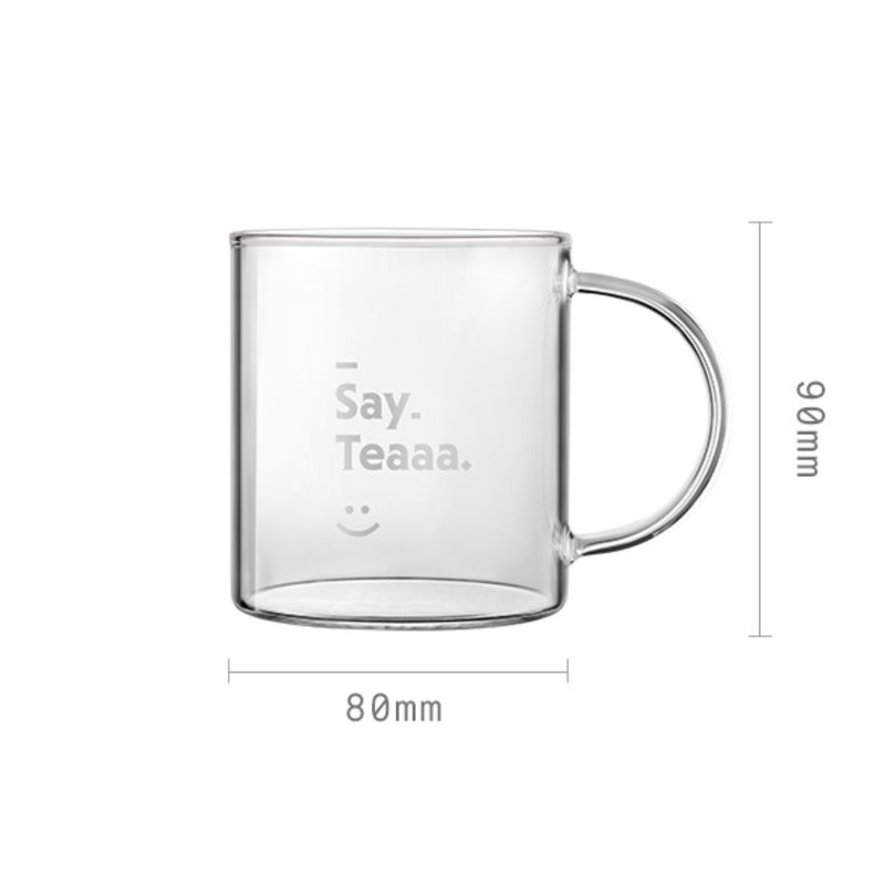 Buydeem/北鼎 玻璃杯 高硼硅茶水杯 办公室茶杯 养生壶/饮水机伴侣 350ML