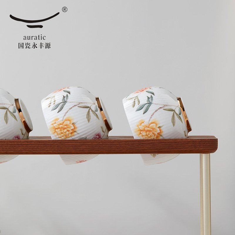 【中国直邮，时效10-15天】Auratic 国瓷永丰源月亮时光10头茶具