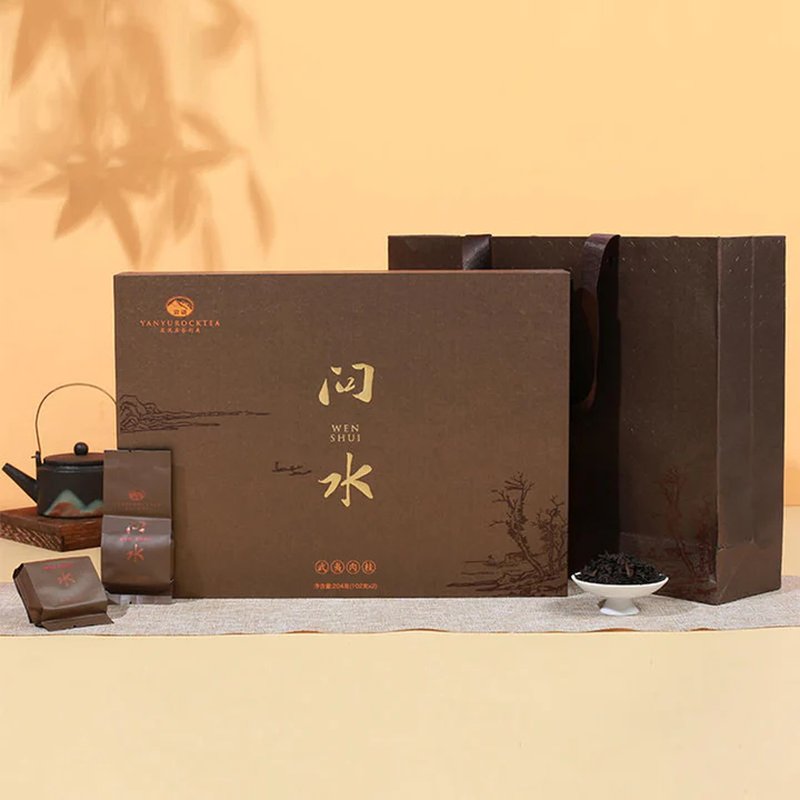 正山堂岩语 武夷岩茶 问水肉桂204g礼盒品质茶礼