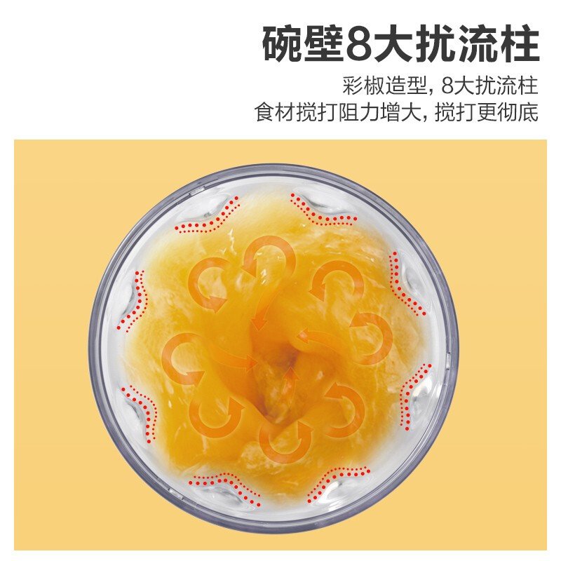 【包邮】Bear小熊 多功能手动切碎机 绞肉机拉蒜器 CX-D0007 轻松手拉 弯刀设计 400ml