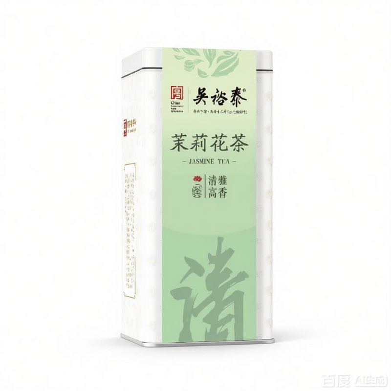 吴裕泰 茉莉花茶清韵110g 特级清香型茶叶 高档罐装 老北京伴手茶礼自己喝