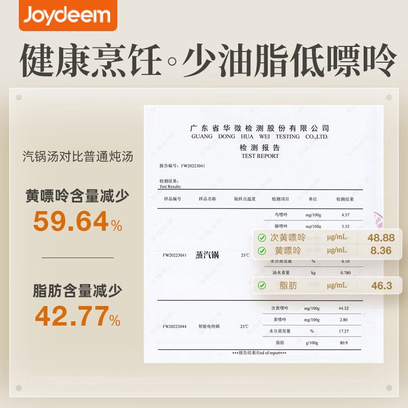 【下架不再补货】Joydeem电汽锅 多功能蒸汽锅  电蒸锅电炖锅煮锅 隔水炖盅 JD-ZQG9099