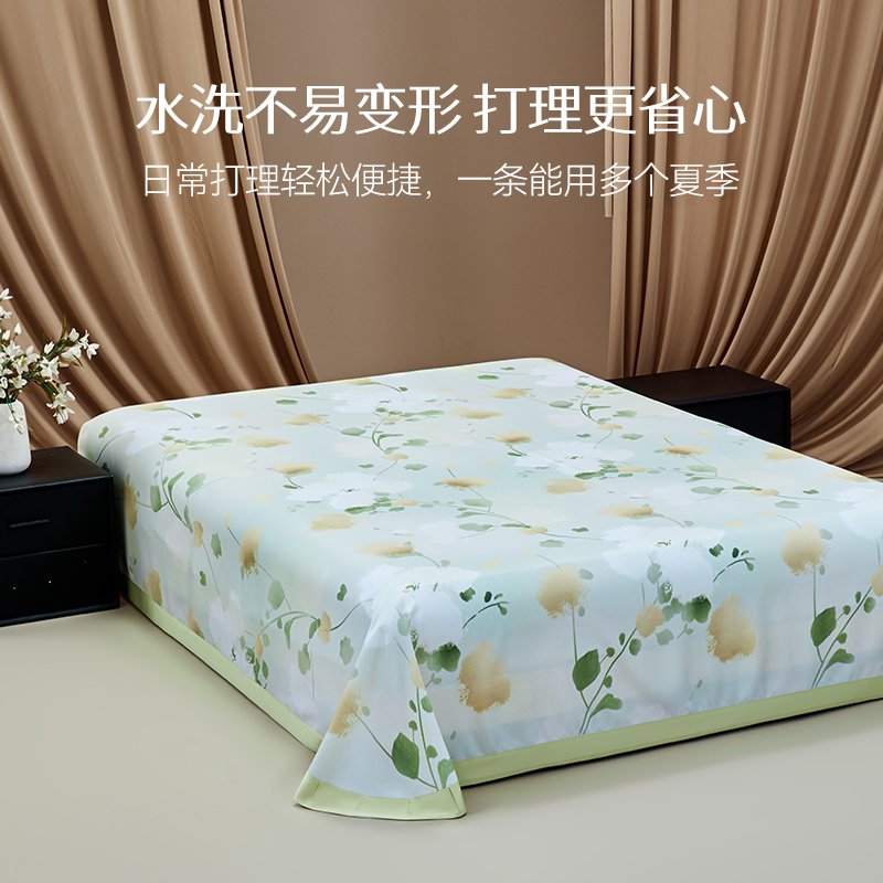【中国直邮，时效8-20天】蚕花娘娘（SILKUEEN）天丝软凉席 夏季凉感空调席子透气三件套  漫漫 浅柔