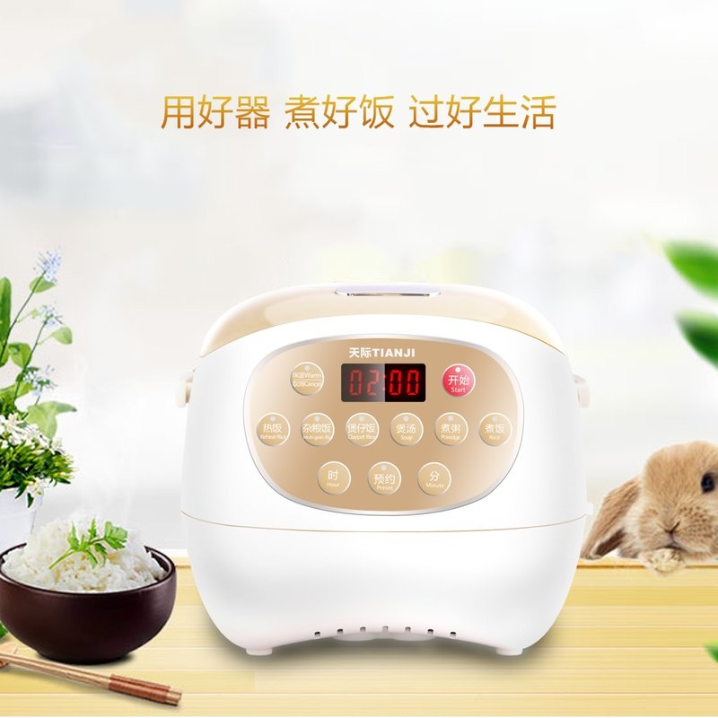 【下架】Tianji天际 陶瓷电饭煲电饭锅FD30D  不粘不串味 全天可预约  3L  