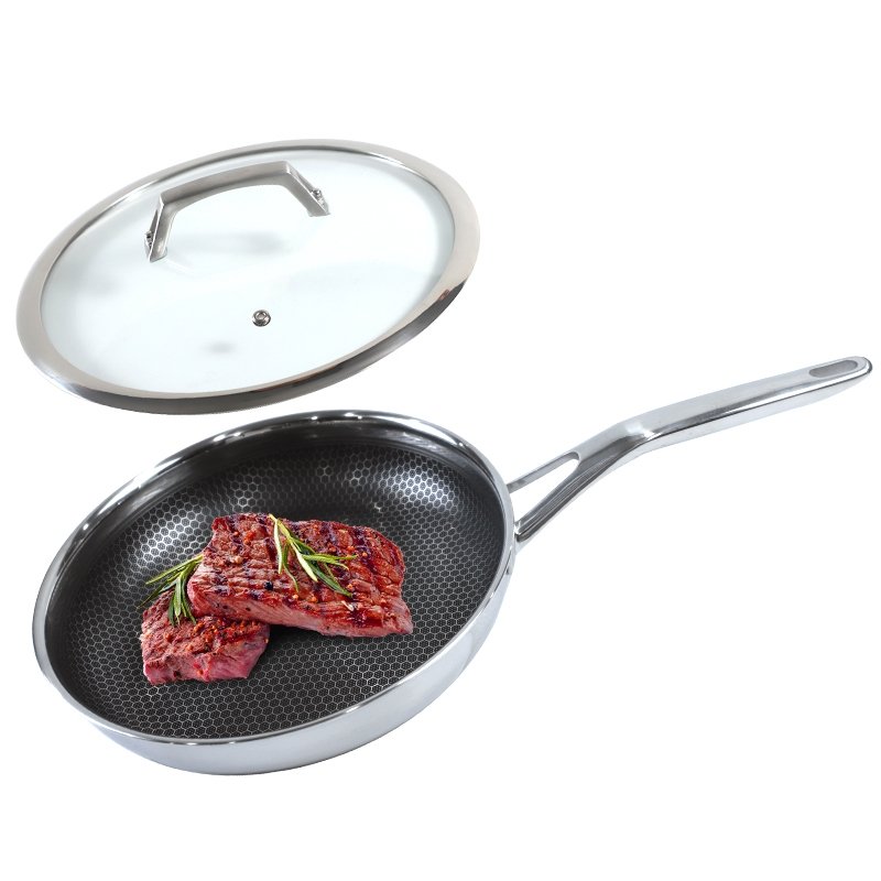 Joydeem 不锈钢煎锅FPAN26 防刮不粘 轻油少烟 26cm(10.2英寸)